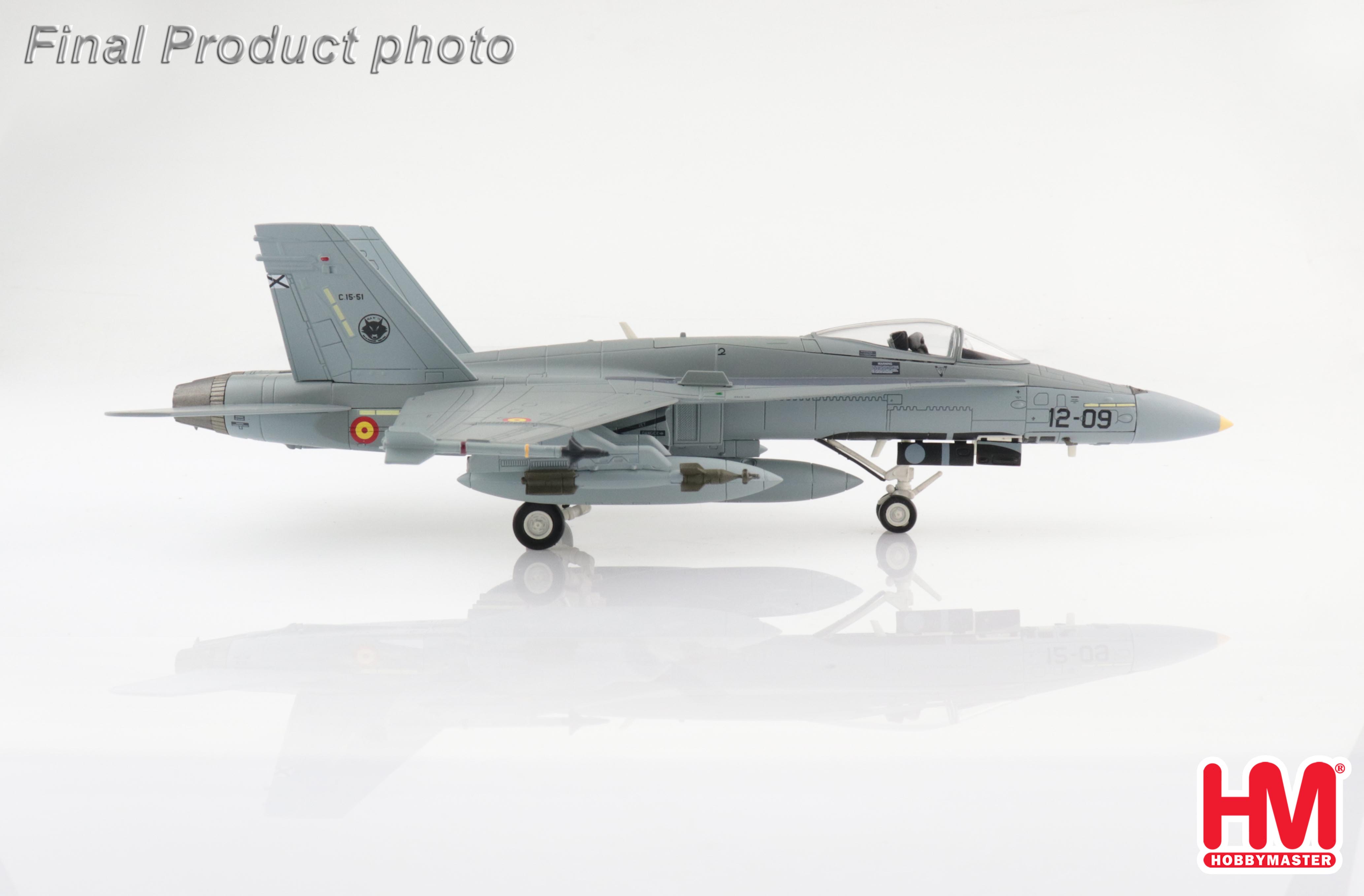 EF-18A Hornet 12-09/C15-51, Ala 12, Spanish Air Force, 2020
